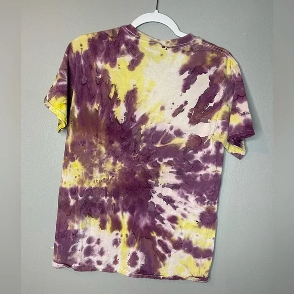 Tye Dye Unisex Small Large Mouth Tongue Out Cotton Shirt by The Rolling Stone - Picture 2 of 6